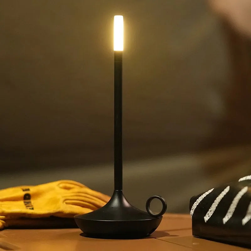 Unique and Luxury Candle Holder Lamp - LuxuryCandle-Black-State of Style