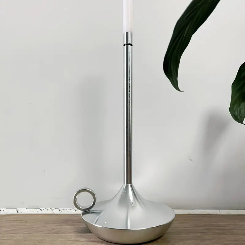 Unique and Luxury Candle Holder Lamp - LuxuryCandle-Silver-State of Style