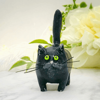 Unique Handmade Cat Christmas Ornament - Purrfect Holiday Hangers-Black-State of Style
