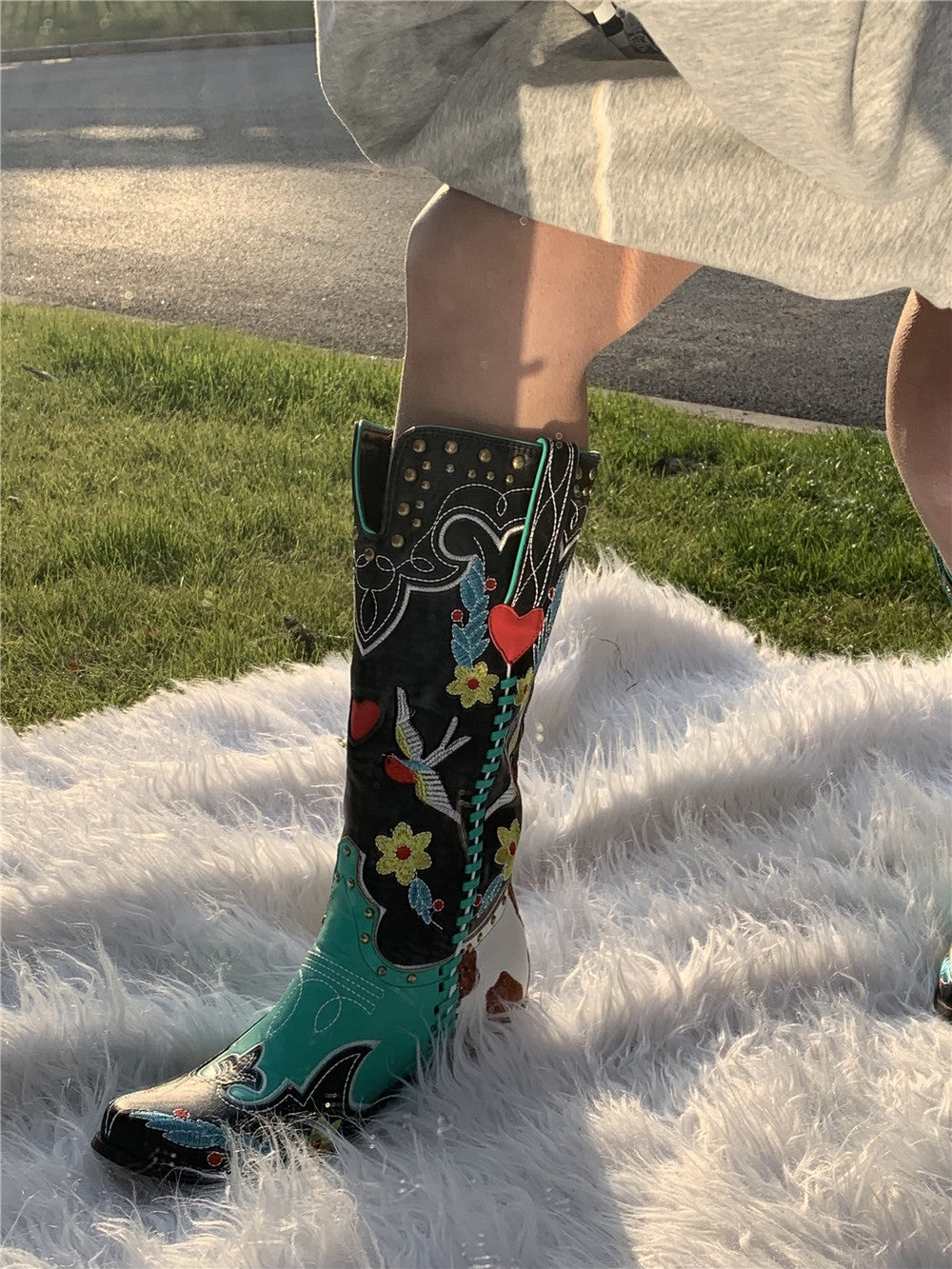 Unique Ladies Cowboy Boots - Carmen-3.5-State of Style