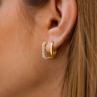 Unique Link Earrings - Isa-Gold-State of Style