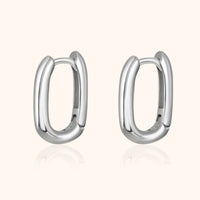 Unique Link Earrings - Isa-Silver-State of Style
