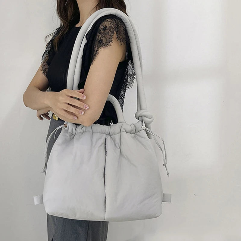 Unique Puffer Handbag with Trendy Volume - Riva-Pink-State of Style