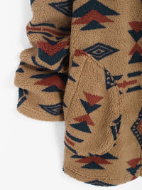 Unique Vintage Aztec Jacket | Beautiful and Stylish-Deep Coffee-S-State of Style