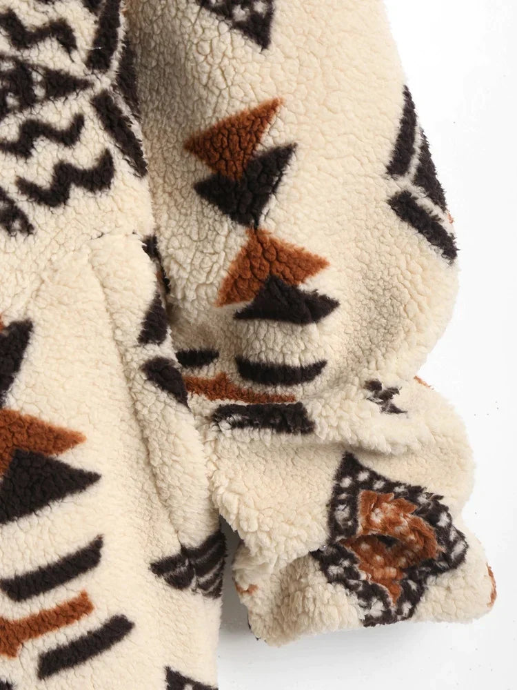 Unique Vintage Aztec Jacket | Beautiful and Stylish-Deep Coffee-S-State of Style