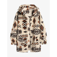 Unique Vintage Aztec Jacket | Beautiful and Stylish-Light Coffee-S-State of Style