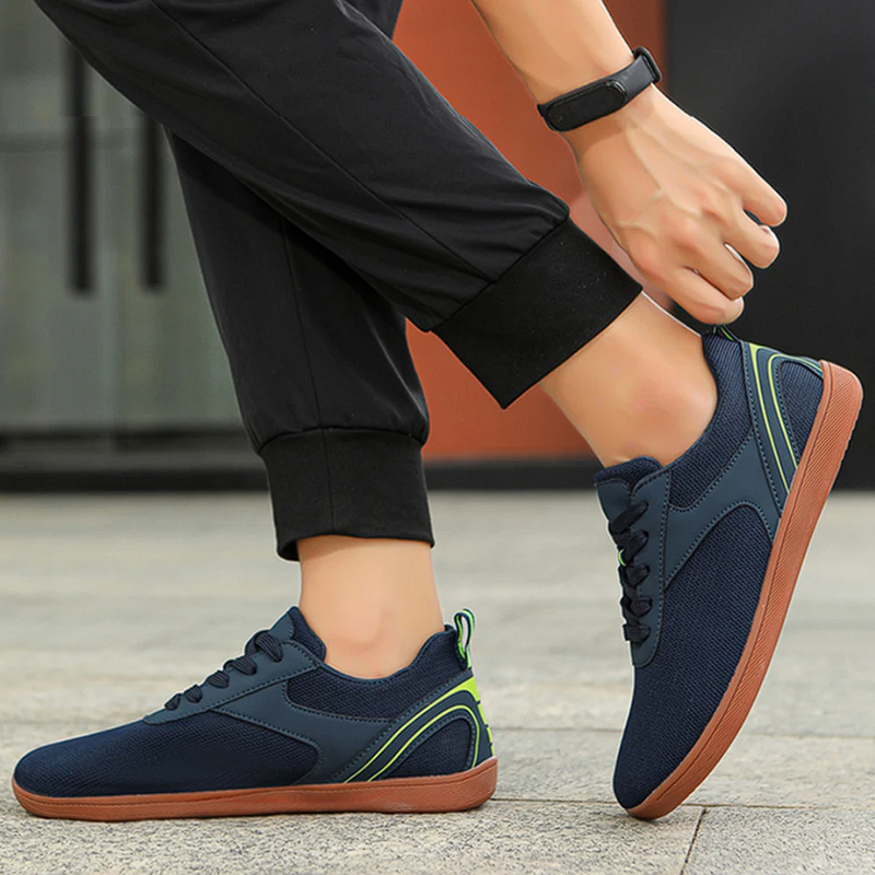Unisex barefoot shoes with flexible sole & breathable upper material – Luno-Blue-4.5-State of Style