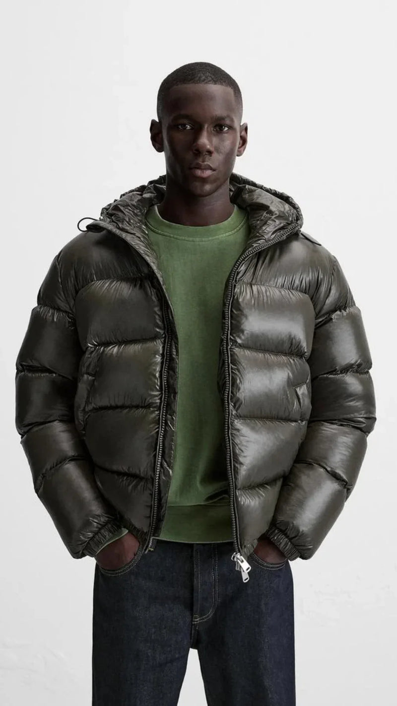 Unisex Down Jacket - Aspen-Black-S-State of Style