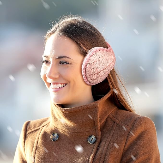 Unisex Foldable Knitted Ear Warmers Set of 4 – BundleMuffs-State of Style