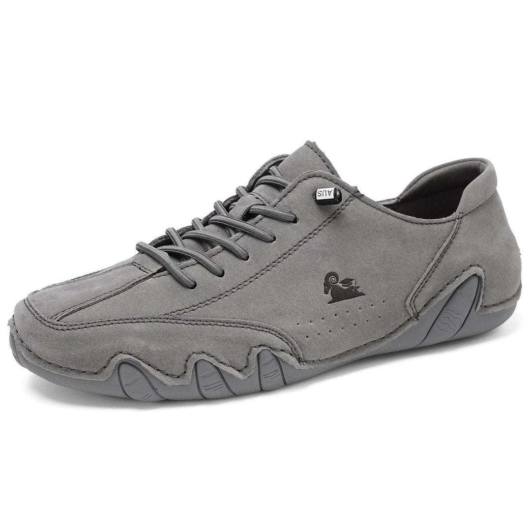 Unisex Leather Barefoot Shoes – BareMotion-Gray-4.5-State of Style