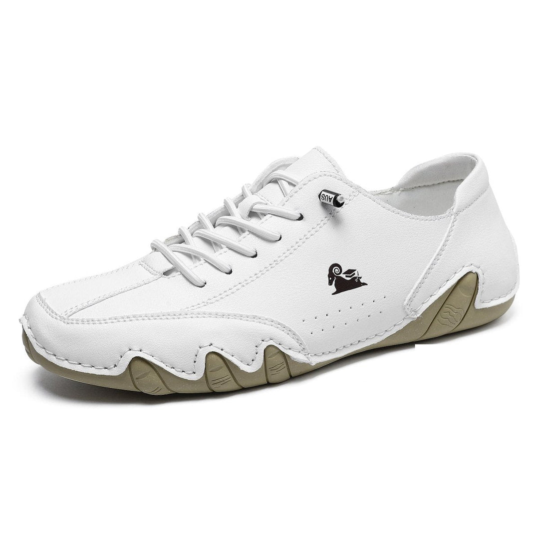 Unisex Leather Barefoot Shoes – BareMotion-White-4.5-State of Style