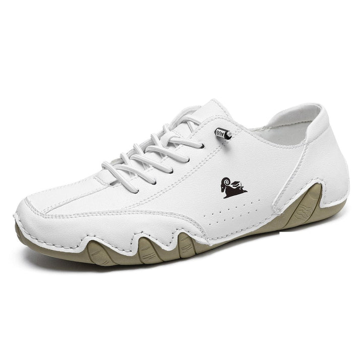 Unisex Leather Barefoot Shoes – BareMotion-White-4.5-State of Style