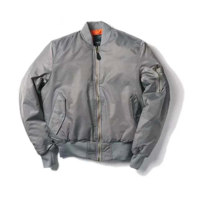Unisex Premium Bomber Jacket with Zipper - Alex-Grey-S-State of Style
