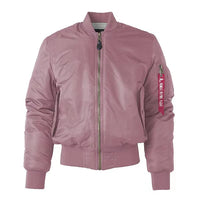 Unisex Premium Bomber Jacket with Zipper - Alex-Pink-S-State of Style