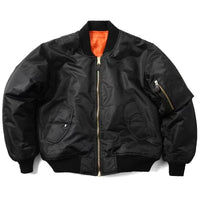 Unisex Premium Bomber Jacket with Zipper - Alex-Red-S-State of Style