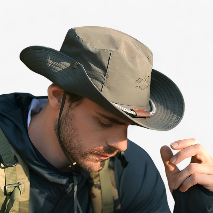 Unisex UV Protection Waterproof Bucket Hat – Johnny-Coffee-55-60cm-State of Style