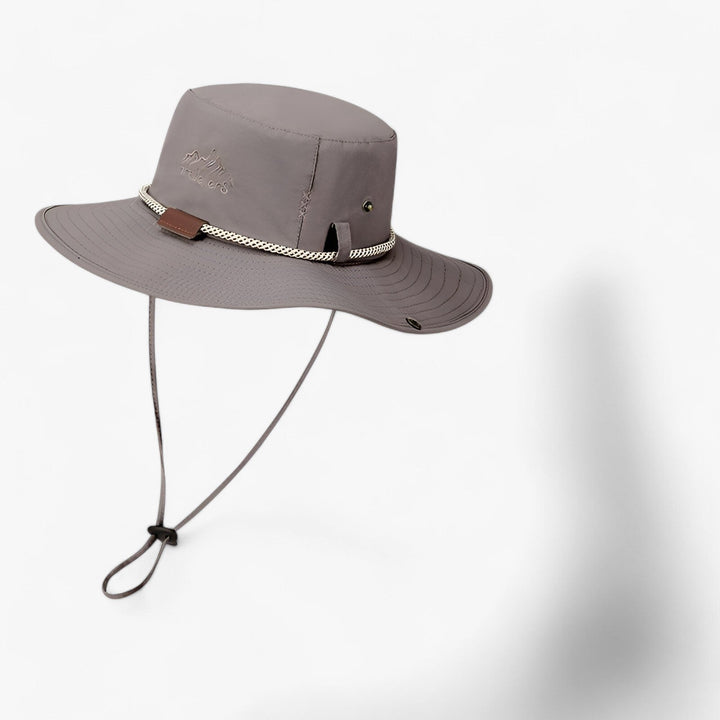 Unisex UV Protection Waterproof Bucket Hat – Johnny-Gray-55-60cm-State of Style