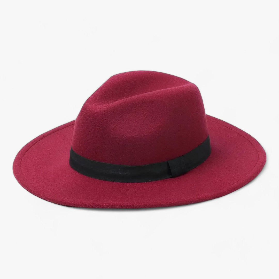 Unisex Vintage Fedora – Ardent-Burgundy red-State of Style