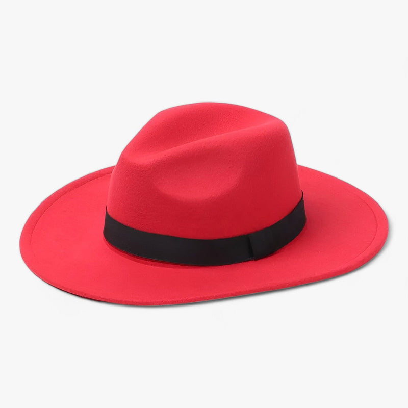 Unisex Vintage Fedora – Ardent-Red-State of Style