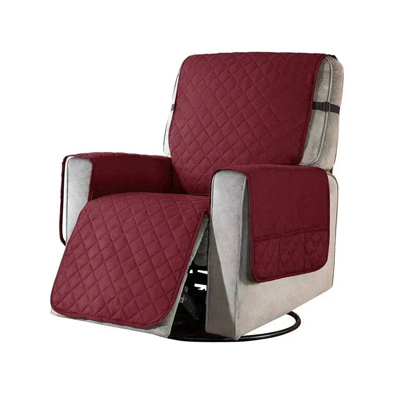 Universal Soft Armchair Cover - FlexCover-S-Red-State of Style