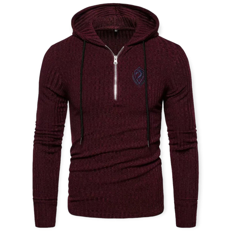 UrbanWild Men's Stylish Sweater with Prints-Chestnut-S-State of Style