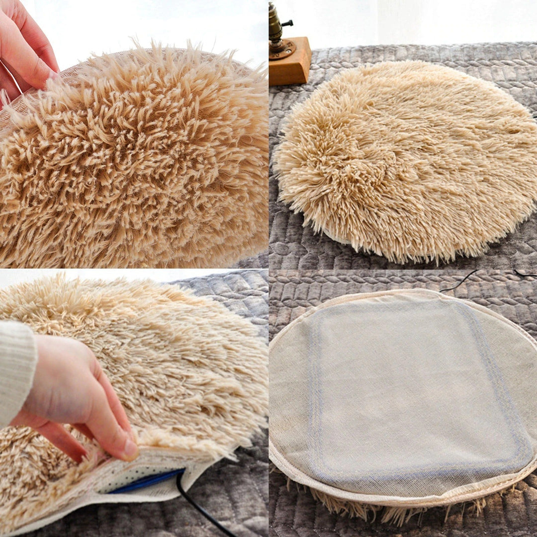 USB-Heated Cat Bed – WarmNest-White-State of Style