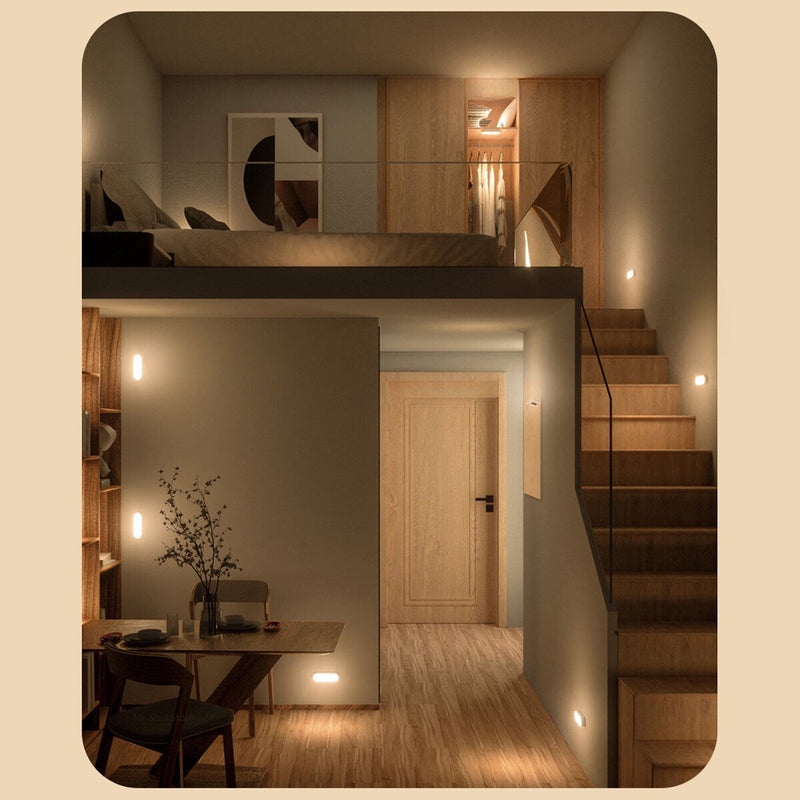 USB Rechargeable Motion Sensor Wall Lamp - BrightSense-White-State of Style