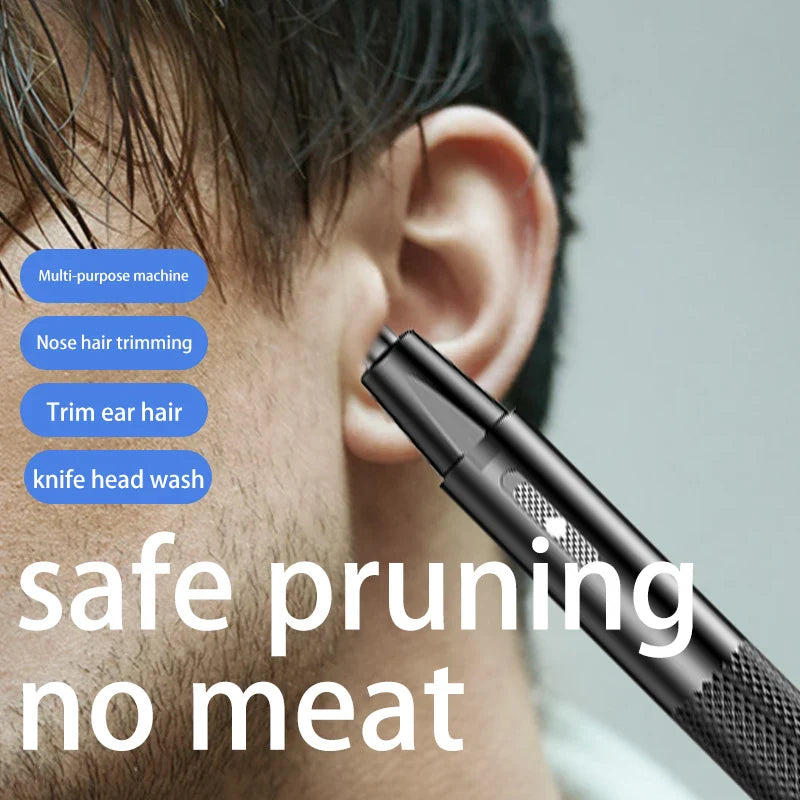 USB Rechargeable Nose Hair Trimmer - TrimPro-Blue-State of Style