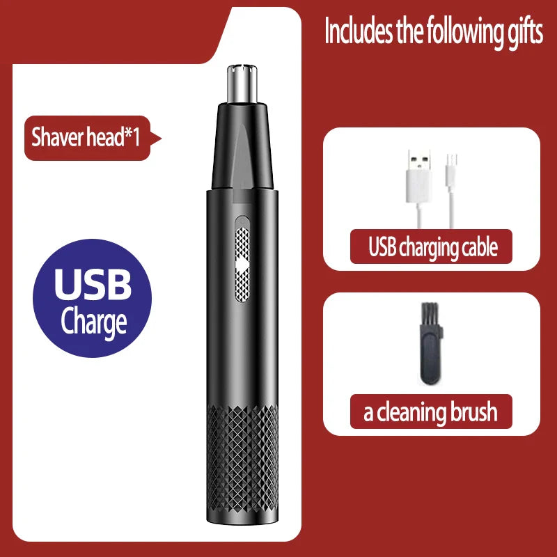 USB Rechargeable Nose Hair Trimmer - TrimPro-Blue-State of Style