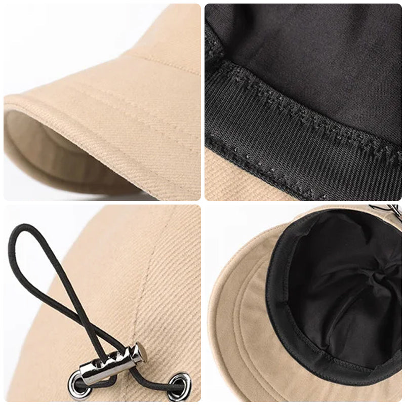 UV Protection Sun Hat for Women Foldable & Breathable – Alina (1+1 FREE)-Black-State of Style