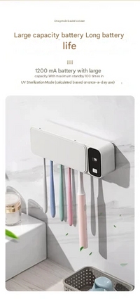 UV Toothbrush Steriliser – Lumora-Grey-State of Style