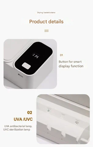 UV Toothbrush Steriliser – Lumora-Grey-State of Style