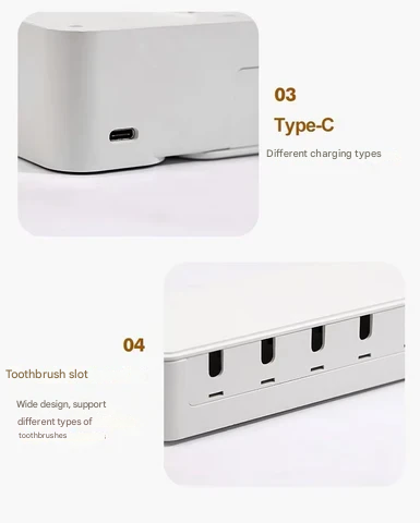 UV Toothbrush Steriliser – Lumora-Grey-State of Style