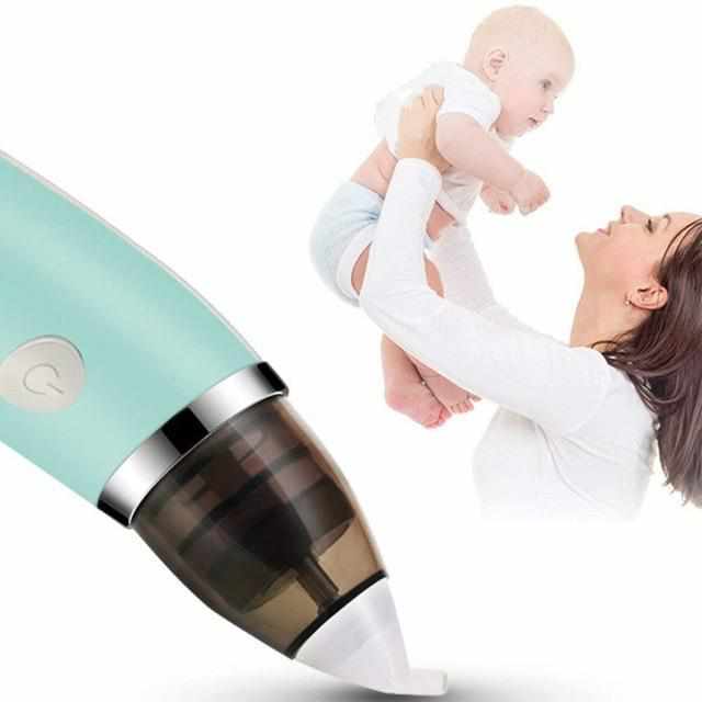 Electric nasal aspirator for babies – gentle mucus removal with 5 suction settings