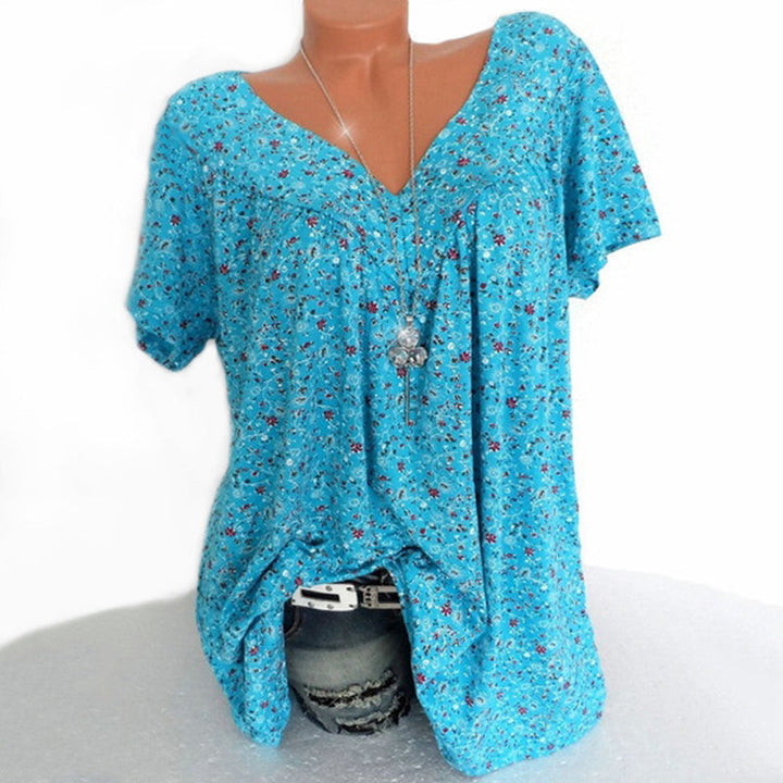 V-Neck Sweater for Women – Classic & Elegant Knitwear-Blue-S-State of Style