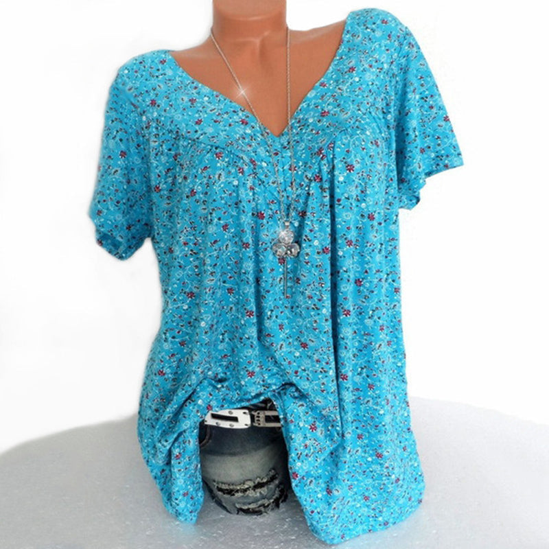 V-Neck Sweater for Women – Classic & Elegant Knitwear-Blue-S-State of Style