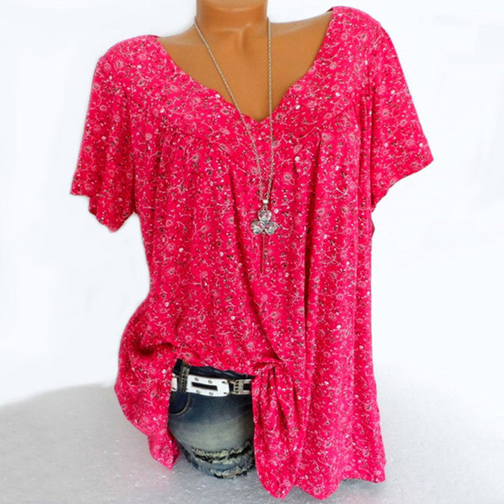 V-Neck Sweater for Women – Classic & Elegant Knitwear-Red-S-State of Style