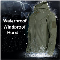 ValorTrek Tactical Men's Outdoor Clothing-Thermal Jacket-Khaki-S-State of Style