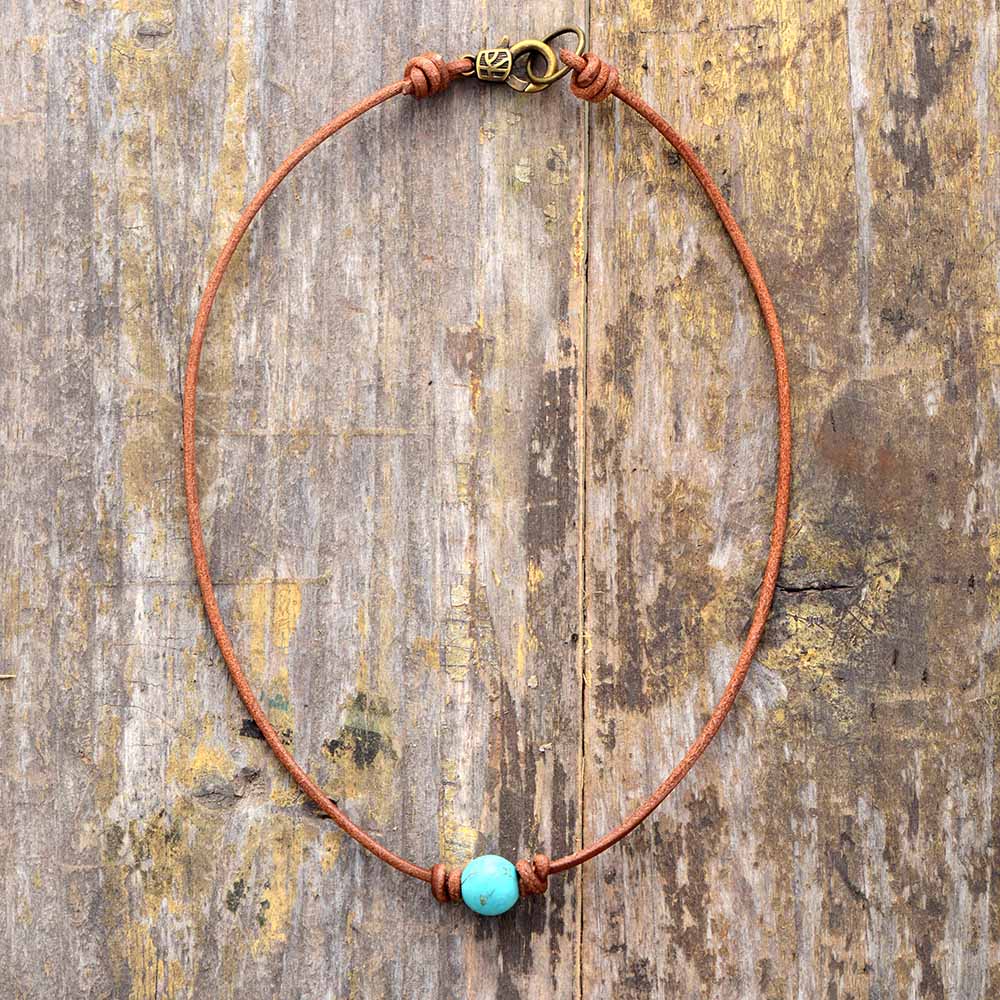 Valuable Turquoise Choker Necklace – Calista-State of Style