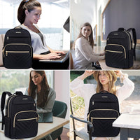 Lightweight Waterproof Laptop Backpack with USB Port – 15.6" Compatible