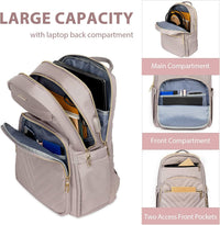 Lightweight Waterproof Laptop Backpack with USB Port – 15.6" Compatible