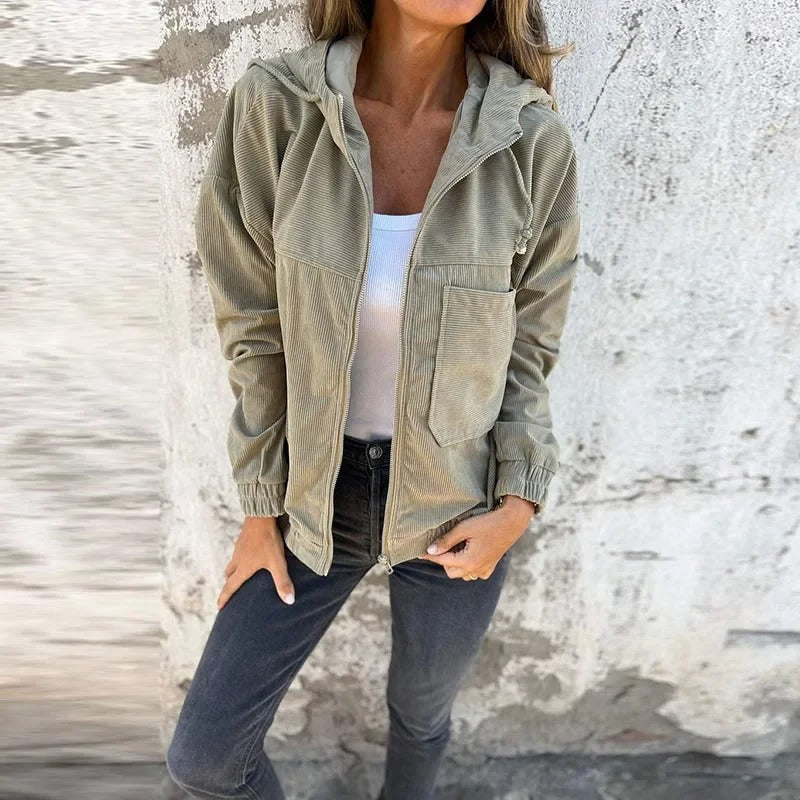 Ladies' Jacket with Hood and Zip – Noëlle