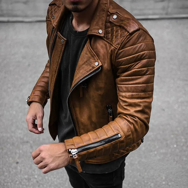 Men's Learning Biker Jacket – Cael