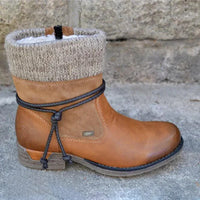 Ladies' Leather Ankle Boots - Maren