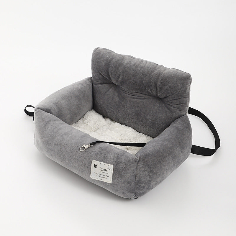 Veilige Honden Autostoel - CozyCanine-Grey-S (44x35x27cm)-State of Style