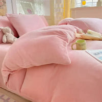 Verdict Flanellen Fleece Duvet Cover - CozyCover-Purple-150x200cm-State of Style