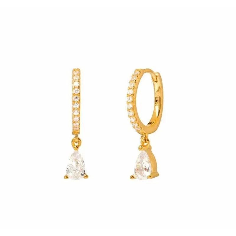 Versatile Earrings Set - Aurora-Modern CZ Hoop-Gold-State of Style