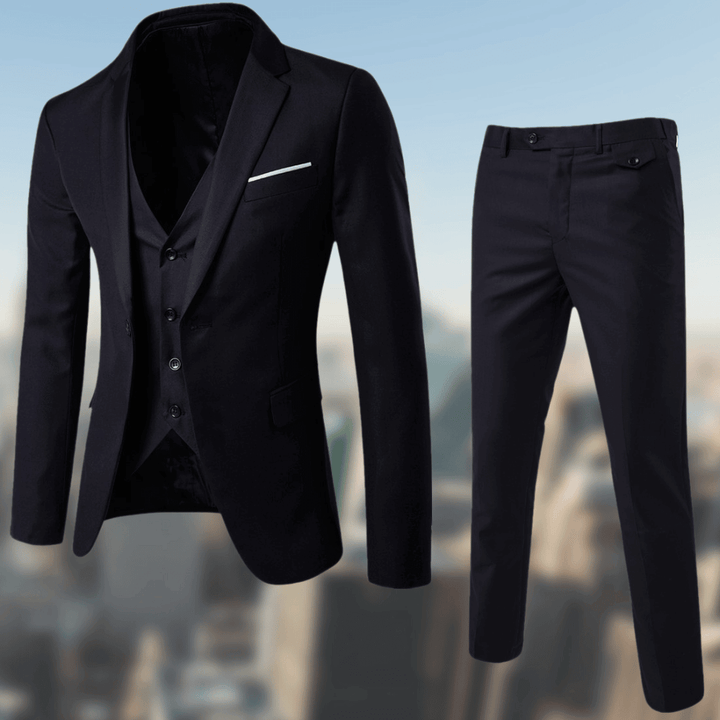 Versatile Men's Suit for Every Occasion - Marcus-Black-XS-State of Style