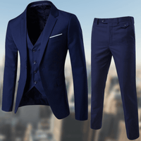 Versatile Men's Suit for Every Occasion - Marcus-Dark Blue-XS-State of Style