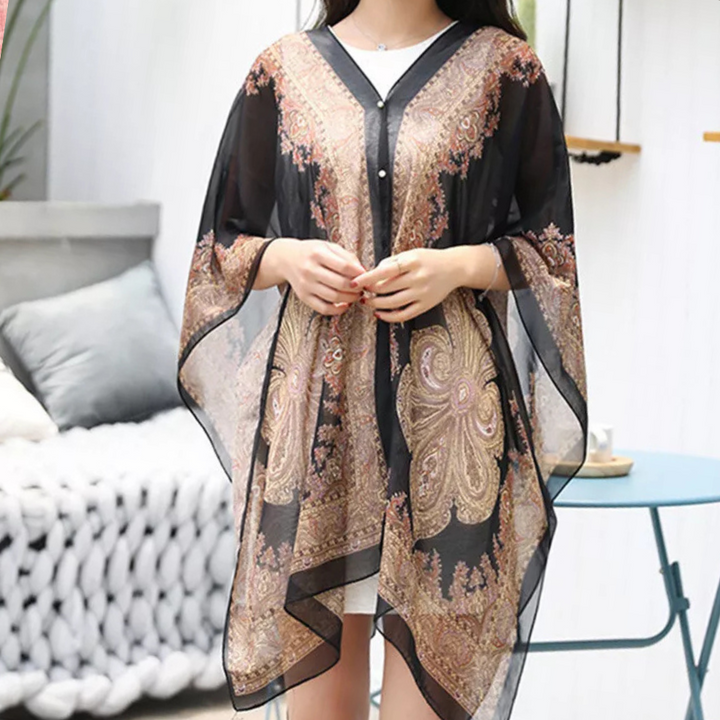Versatile Poncho Scarf for Women - Mira-State of Style